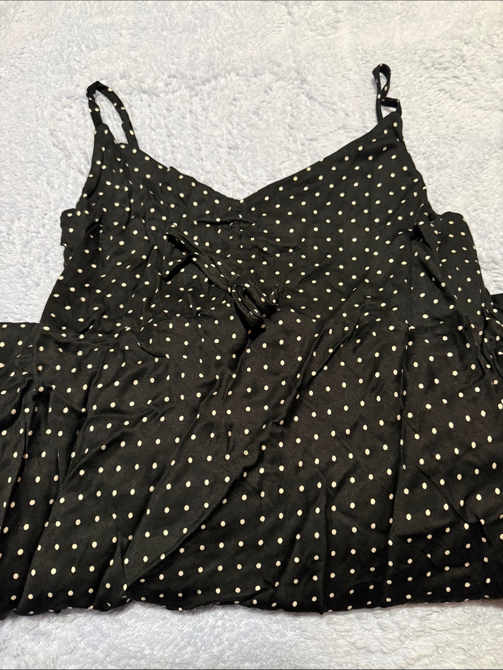 wild fable Black Polka Dot Maxi Dress
